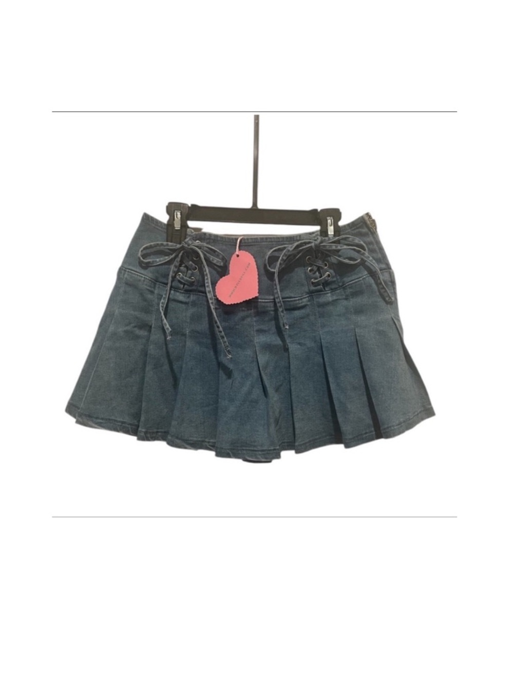 Dolls Kill Cute Sugar Thrillz Denim Skirt Size Small